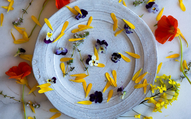 Cooking with Edible Flowers: Garden Fresh Summer Rolls & More